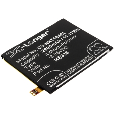 Reemplazo de batería compatible para Nokia HE321,HE336