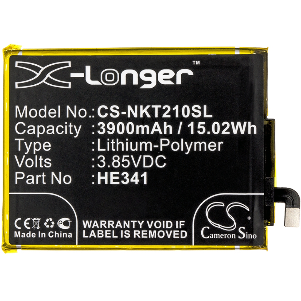 Batería del teléfono móvil Nokia CS-NKT210SL