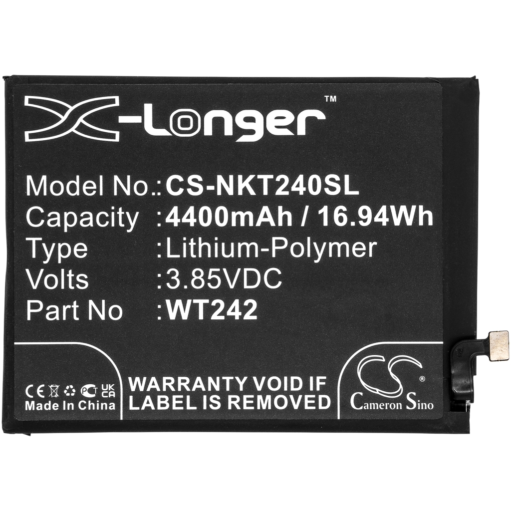 Batería del teléfono móvil Nokia CS-NKT240SL