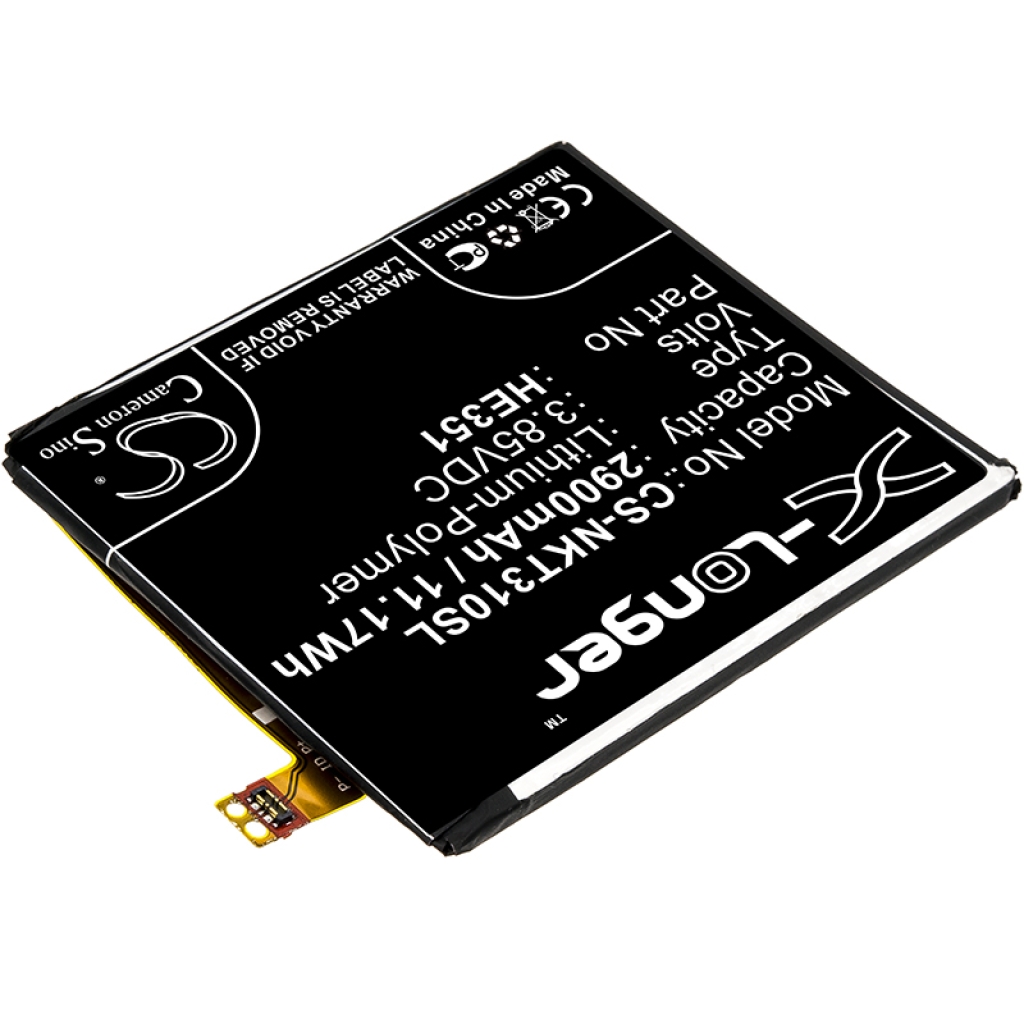 Batería del teléfono móvil Nokia CS-NKT310SL