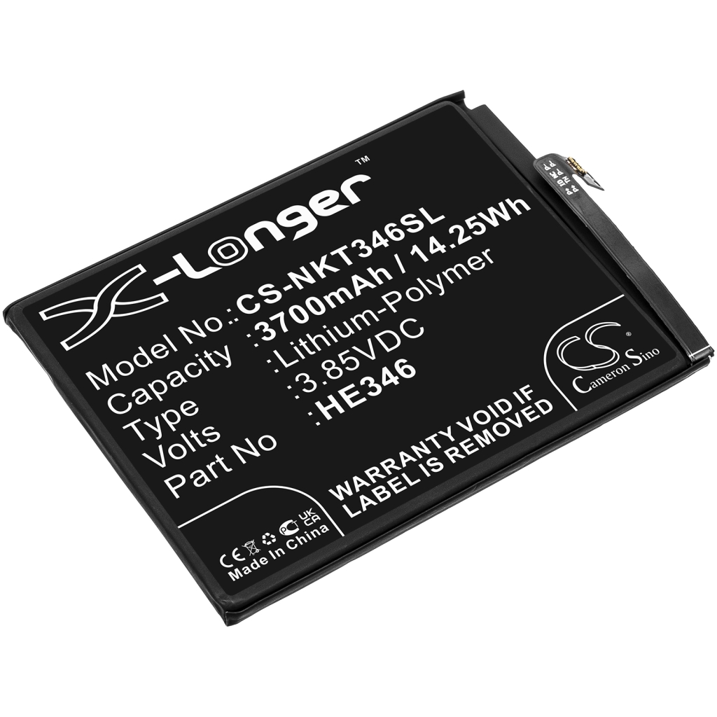 Batería del teléfono móvil Nokia CS-NKT346SL