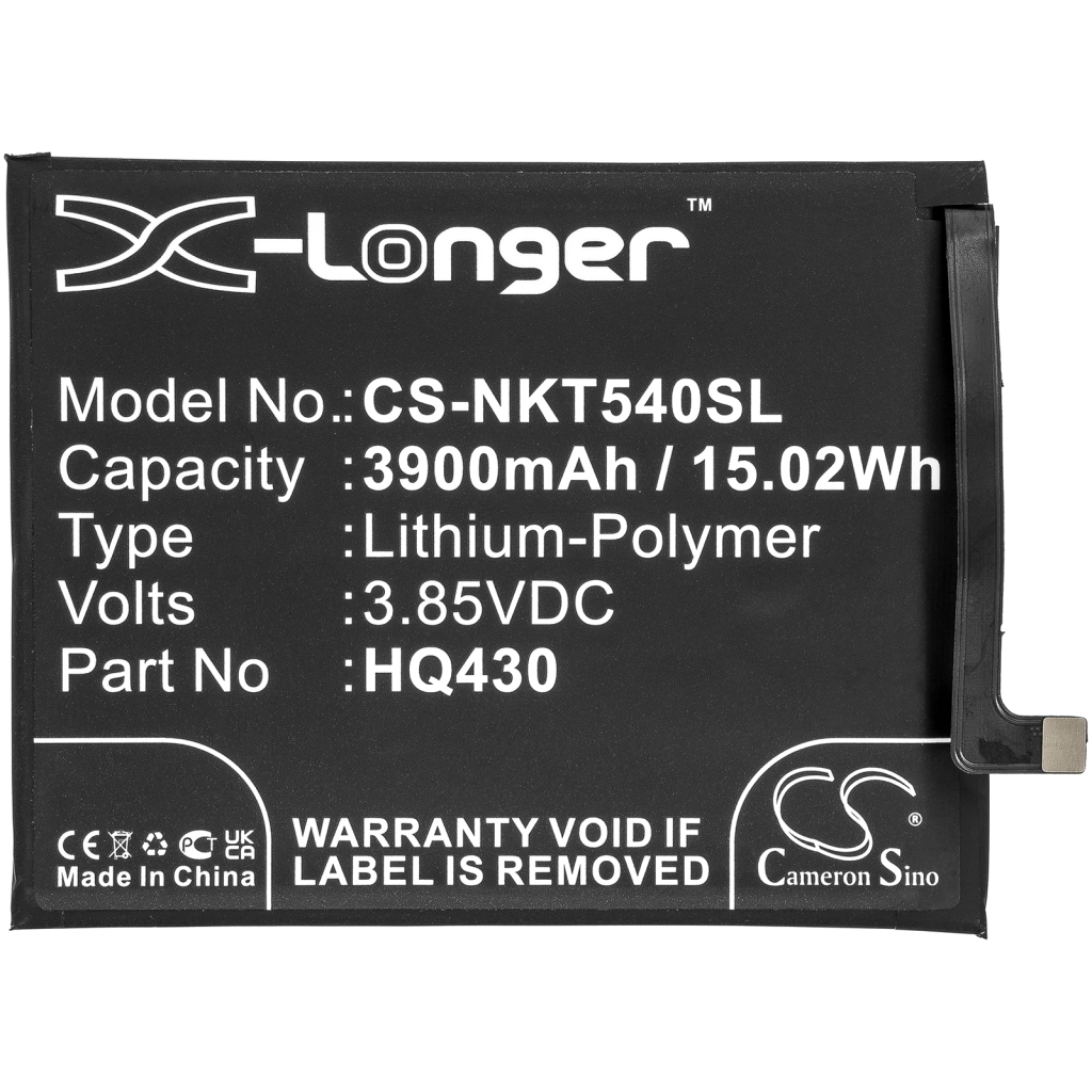 Batería del teléfono móvil Nokia CS-NKT540SL