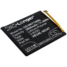 Reemplazo de batería compatible para Nokia HE340,HE347
