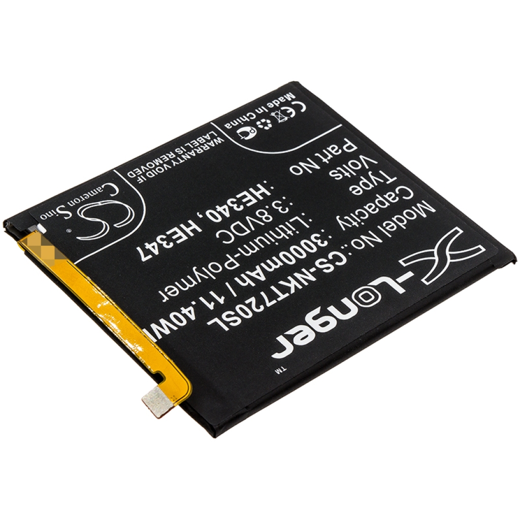 Batería del teléfono móvil Nokia CS-NKT720SL