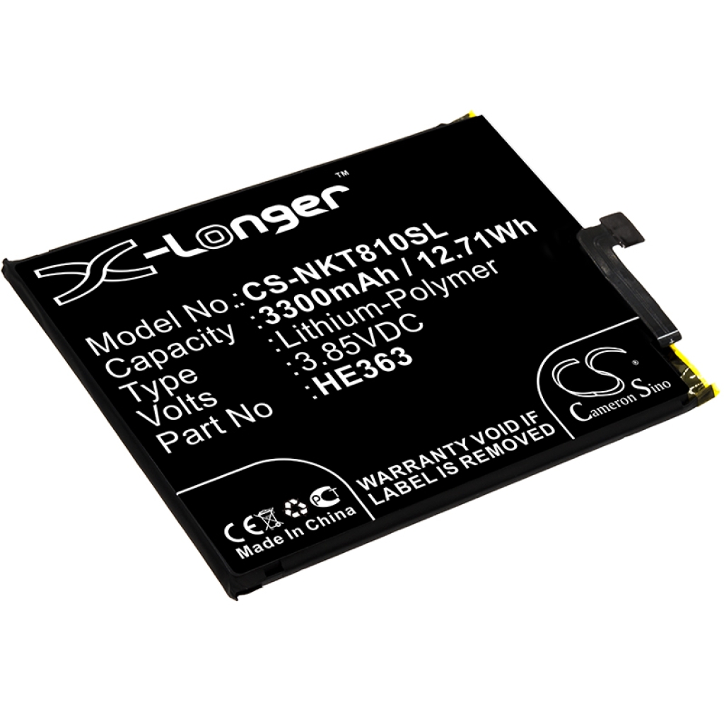 Batería del teléfono móvil Nokia CS-NKT810SL