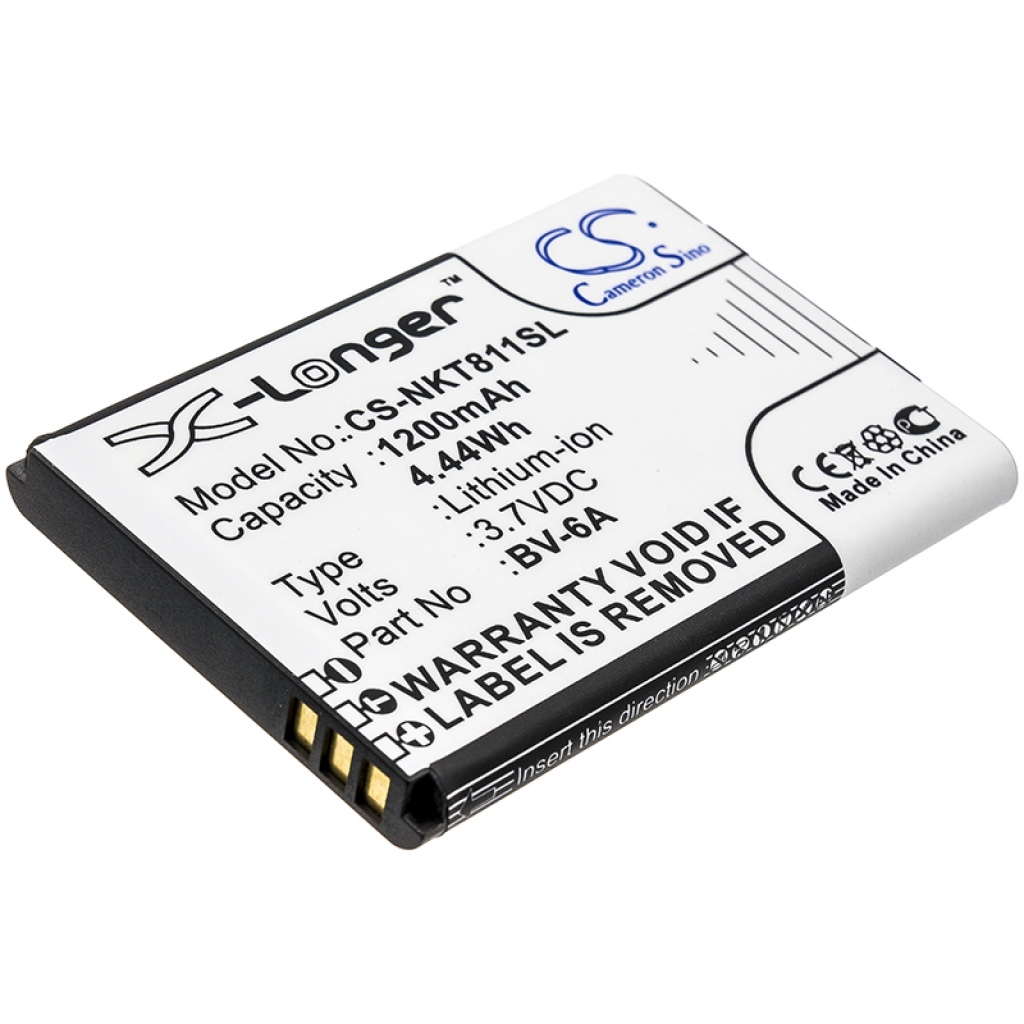 Batería del teléfono móvil Nokia CS-NKT811SL