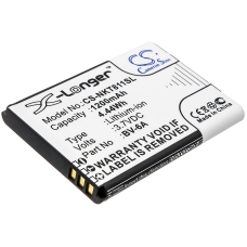 Reemplazo de batería compatible para Nokia BV-6A