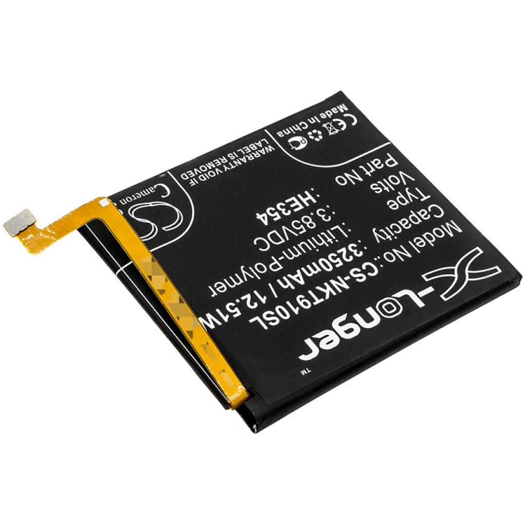 Batería del teléfono móvil Nokia CS-NKT910SL