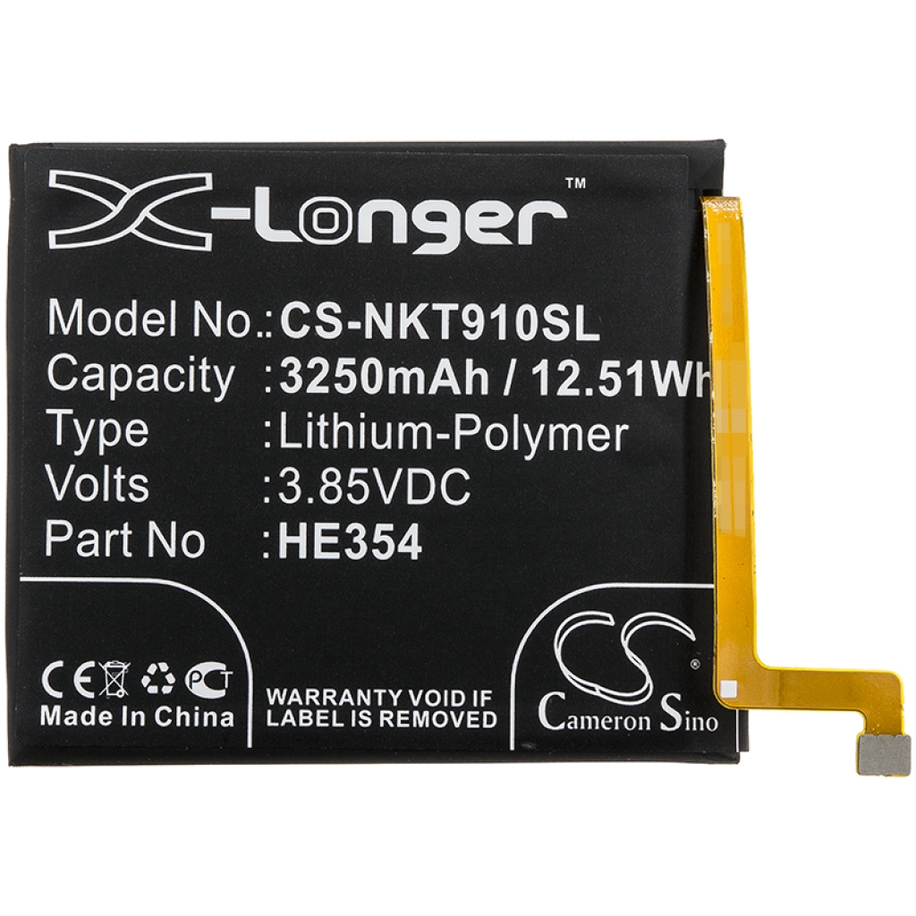 Batería del teléfono móvil Nokia CS-NKT910SL