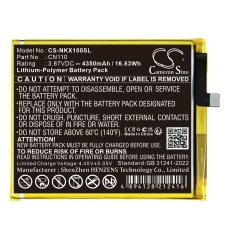Reemplazo de batería compatible para Nokia CN110