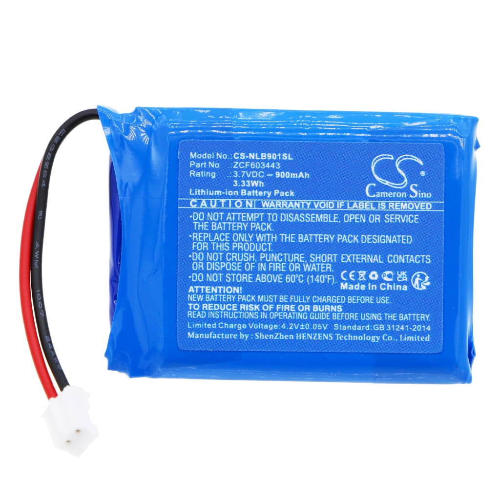 Batería para auriculares inalámbricos Nolan CS-NLB901SL