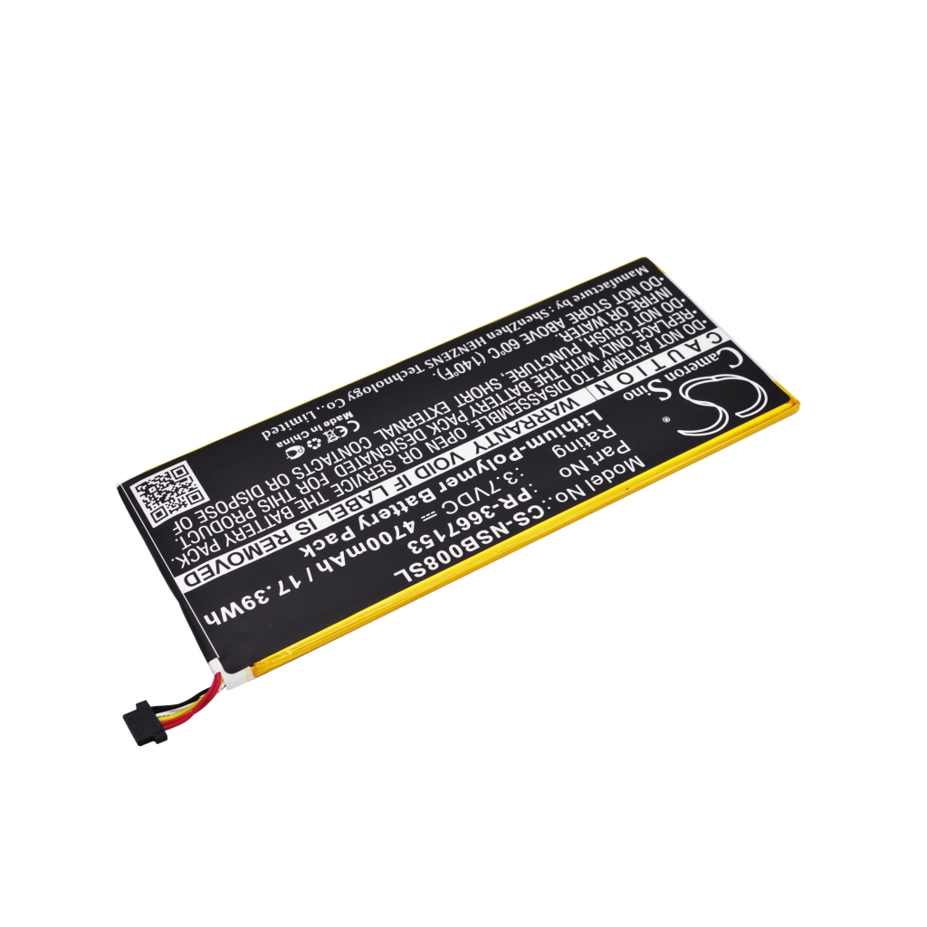 Batería de la tableta Nabi CS-NSB008SL