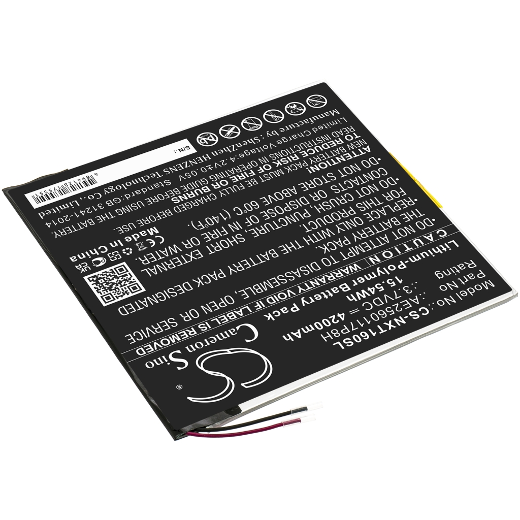 Batería de la tableta Nextbook CS-NXT160SL