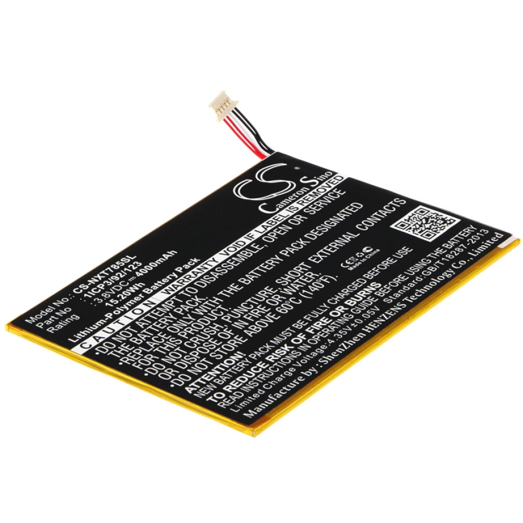 Batería de la tableta Nextbook CS-NXT785SL
