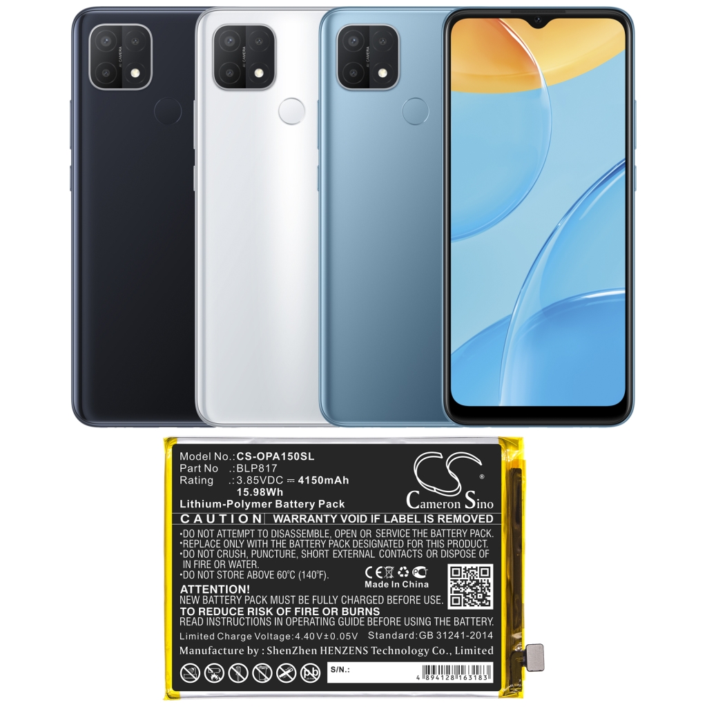 Batería del teléfono móvil OPPO CS-OPA150SL