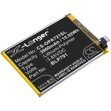 Reemplazo de batería compatible para OPPO BLP791