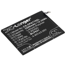 Reemplazo de batería compatible para OPPO BLP631