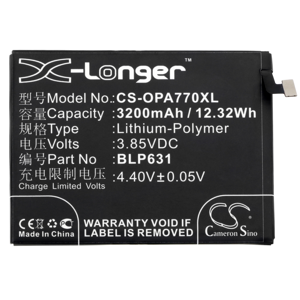 Batería del teléfono móvil OPPO CS-OPA770XL