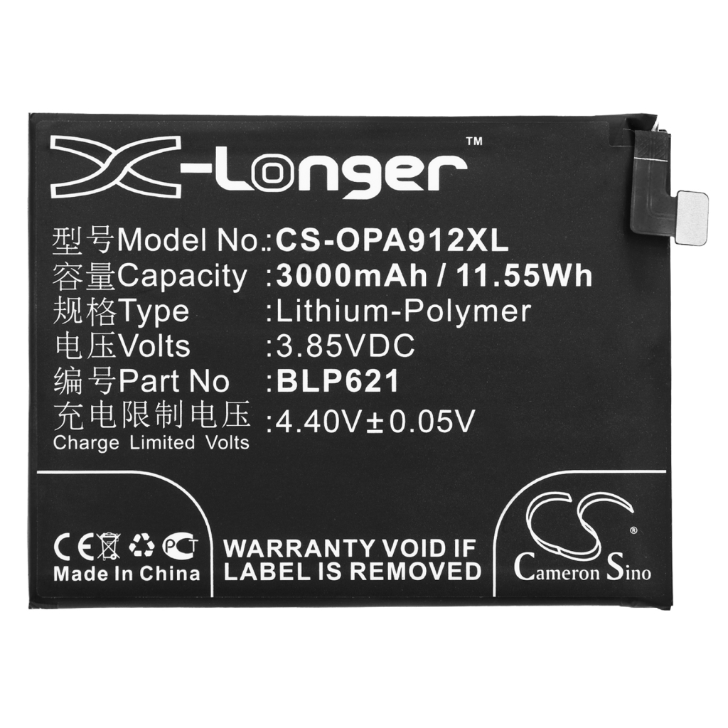 Batería del teléfono móvil OPPO CS-OPA912XL