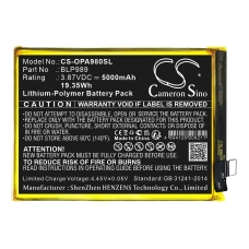 Reemplazo de batería compatible para OPPO BLP989