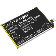 Reemplazo de batería compatible para OPPO BLP793