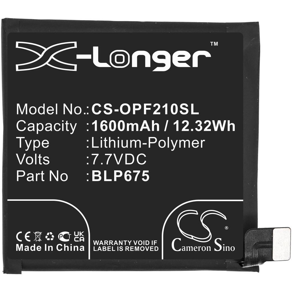 Batería del teléfono móvil OPPO CS-OPF210SL