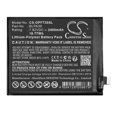 Reemplazo de batería compatible para OPPO BLPA39