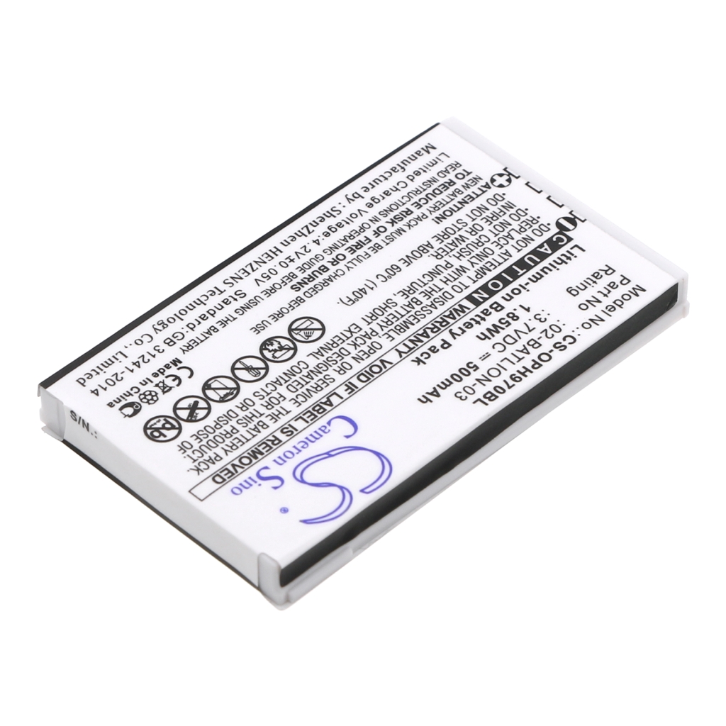 Batería de código de barras, escáner Opticon OPL-9728
