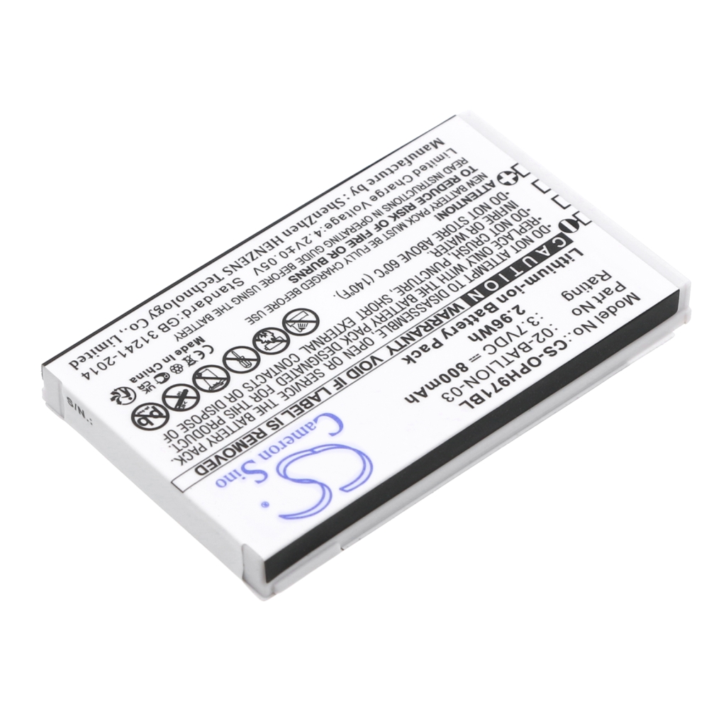 Batería de código de barras, escáner Opticon OPL-9728