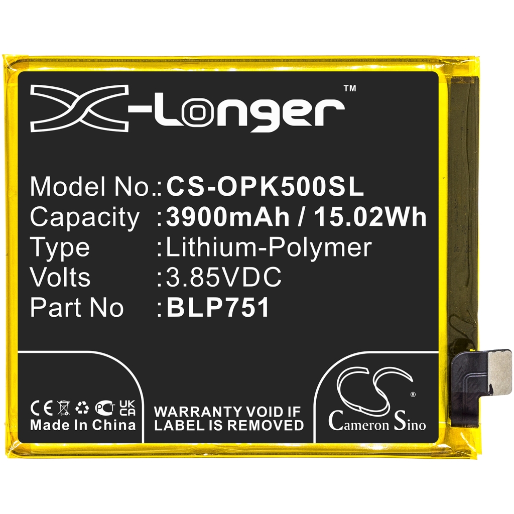 Batería del teléfono móvil OPPO CS-OPK500SL