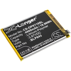 Reemplazo de batería compatible para OPPO BLP843