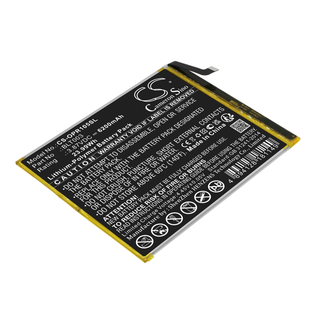 Batería de la tableta Oppo CS-OPR105SL