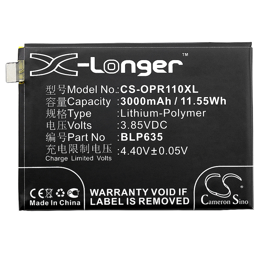 Batería del teléfono móvil OPPO CS-OPR110XL