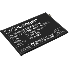 Reemplazo de batería compatible para OPPO BLP823