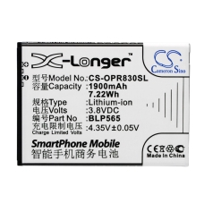 Reemplazo de batería compatible para OPPO BLP565