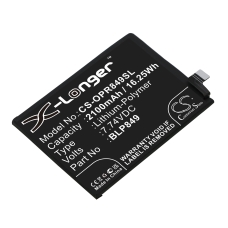Reemplazo de batería compatible para OPPO BLP849