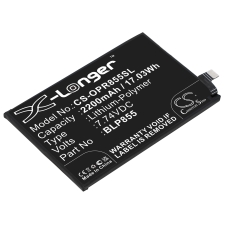 Reemplazo de batería compatible para OPPO BLP855