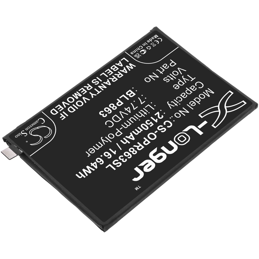 Batería del teléfono móvil OPPO CPH2235