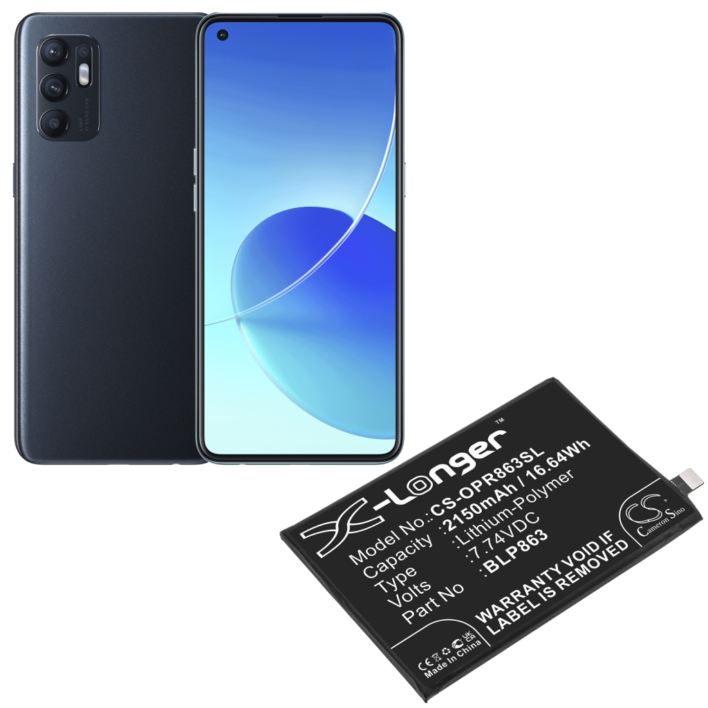 Batería del teléfono móvil OPPO CPH2235