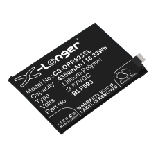 Reemplazo de batería compatible para OPPO BLP893