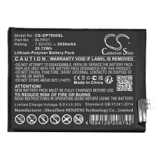 Reemplazo de batería compatible para OPPO BLPA51