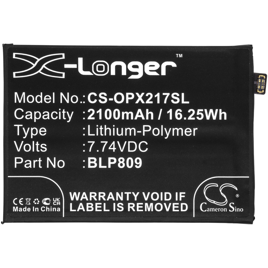 Batería del teléfono móvil OPPO CS-OPX217SL