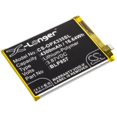 Reemplazo de batería compatible para OPPO BLP857