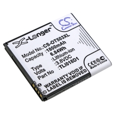 Reemplazo de batería compatible para Alcatel TLI018D1,TLI018D2