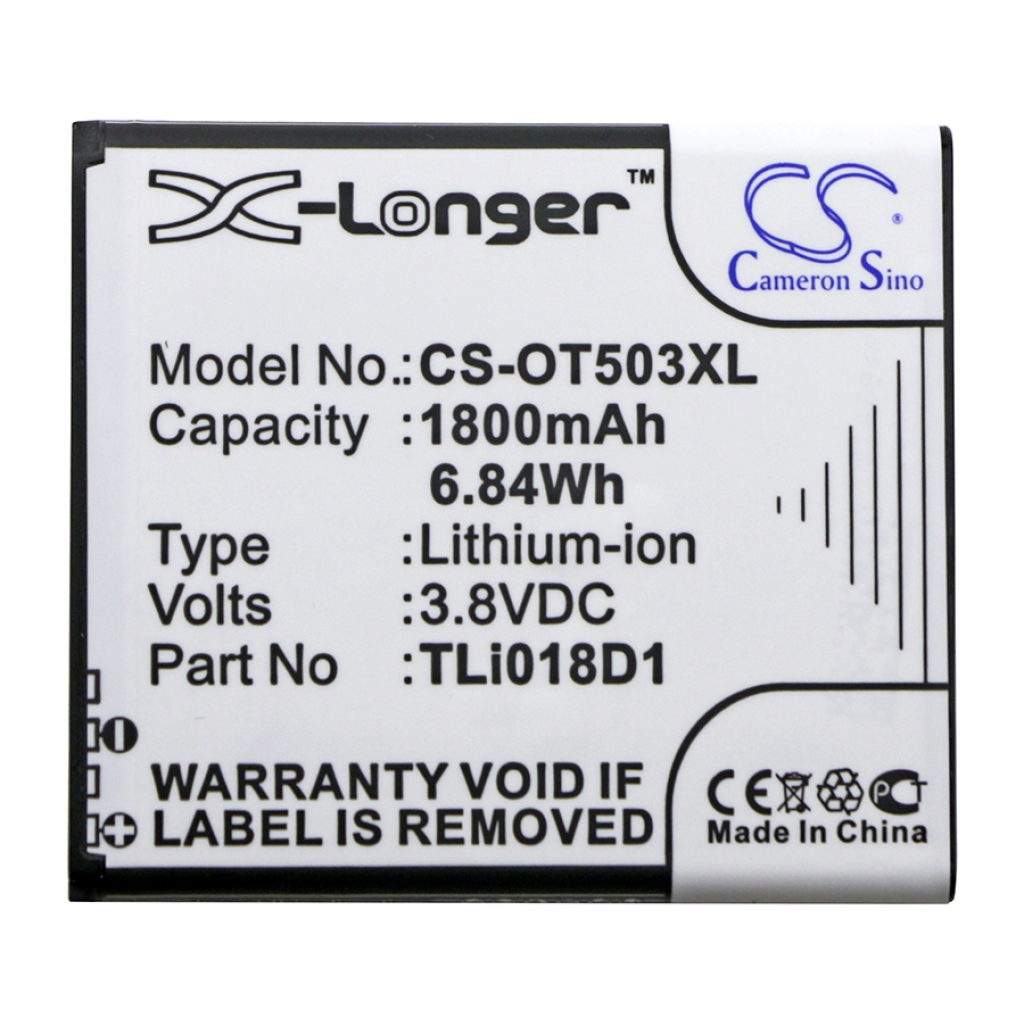Batería del teléfono móvil TCL OT-5038E