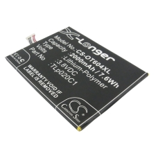 Reemplazo de batería compatible para Alcatel CAC2000012C2,TLP020C1,TLP020C2