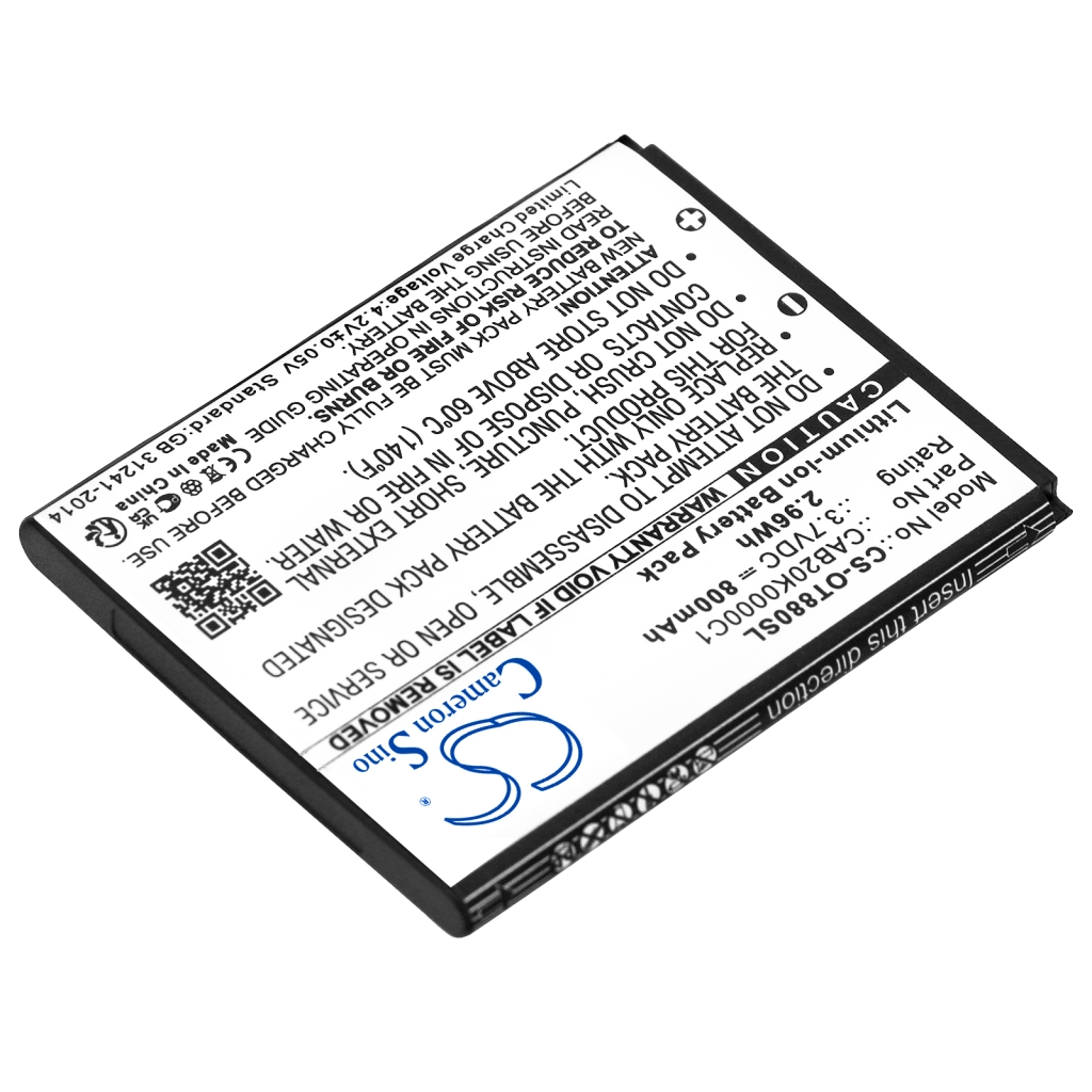 Batería del teléfono móvil T-Mobile One Touch 875T