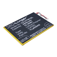 Reemplazo de batería compatible para Alcatel TLP028AC,TLP028AD,TLP034B