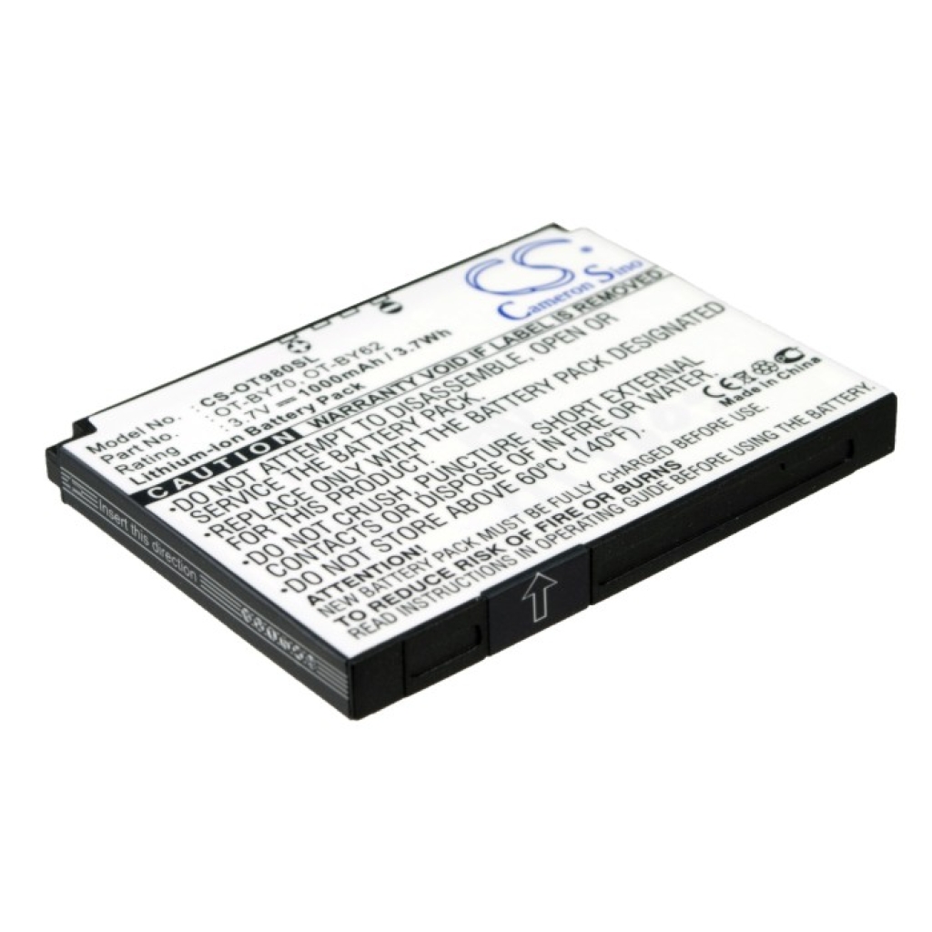 Batería del teléfono móvil Alcatel One Touch 818