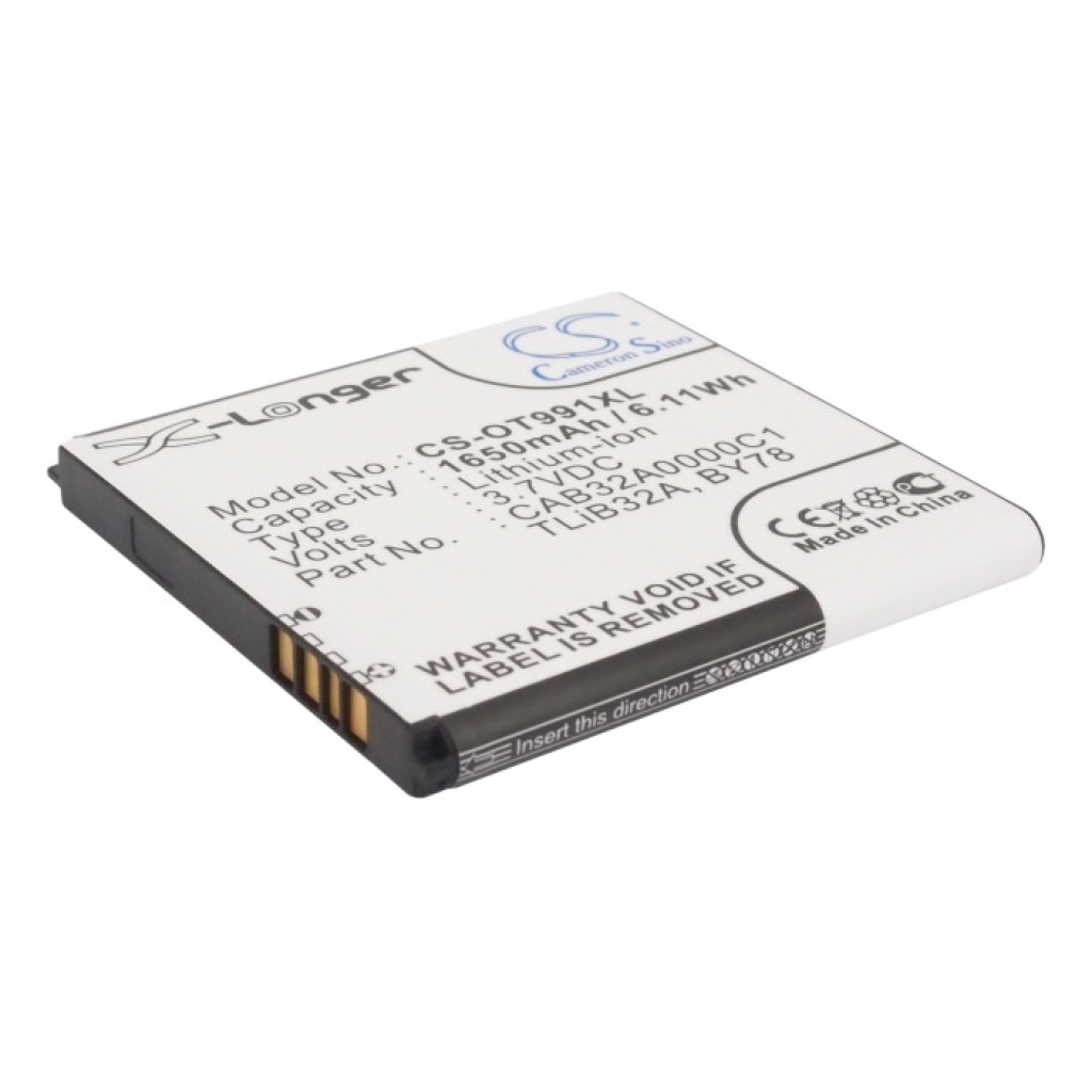 Batería del teléfono móvil Alcatel One Touch 6010D